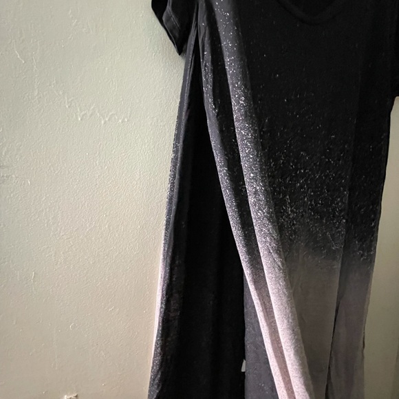 Phanuel Black Gradient Side Slit Top - Picture 4 of 5